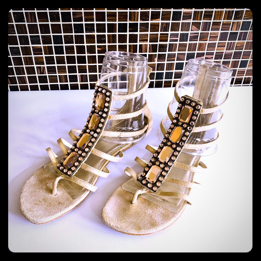 Pelle Gladiator Sandals